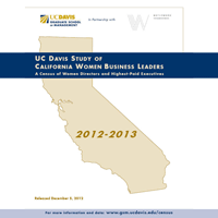 University of California Davis Survey Finds Few Women Executives in Top California Firms